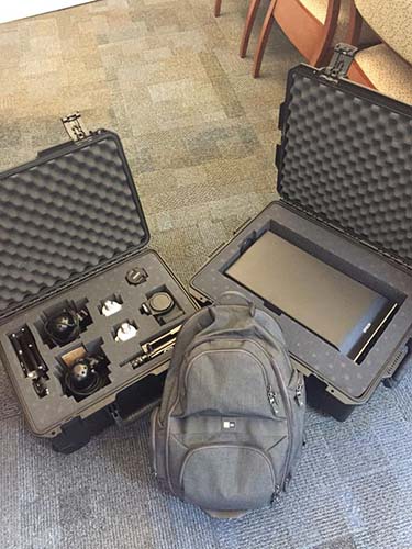 Image of CIT mobile digitization kit with open cases